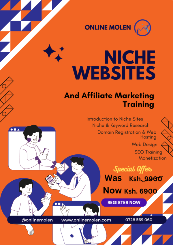 Niche Websites Training Online at Online Molen