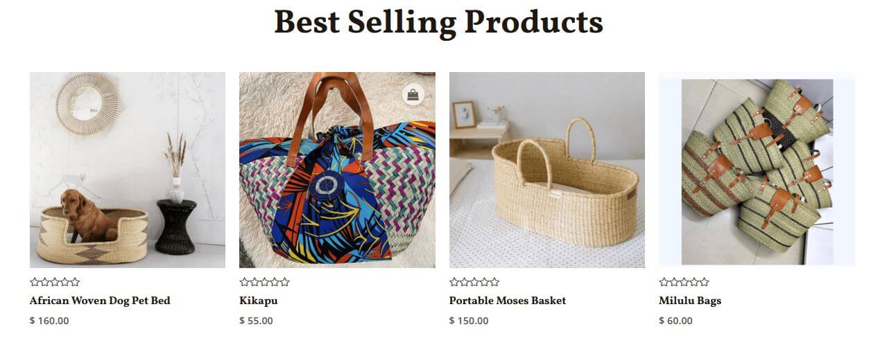 African Made items ecommerce website price in Kenya