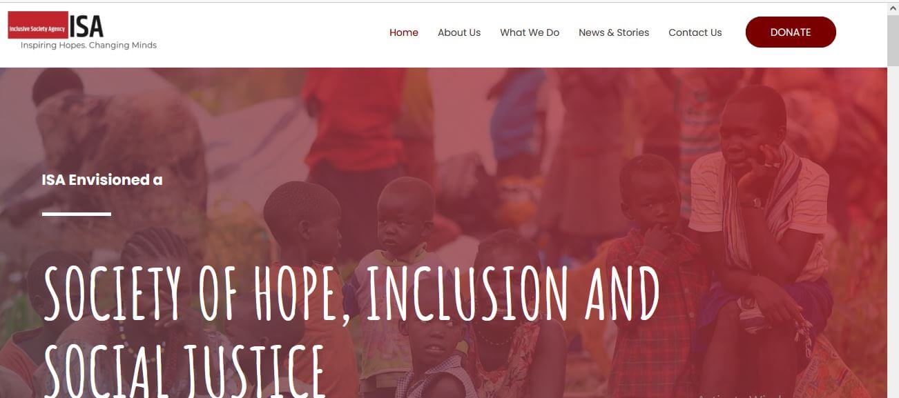 NGO website design in Kenya